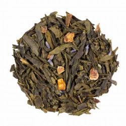 Thé Vert de Chine Sencha saveur Goyave et Pamplemousse, présent chez Le Torréfacteur à Epron ou en ligne.