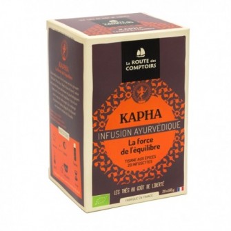 Infusion ayurvedique Kapha, mélange de graines et d'épices, digestif et relaxant aux saveurs corsées et chaudes