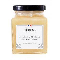 Miel français aubépine des Charente Hedene.