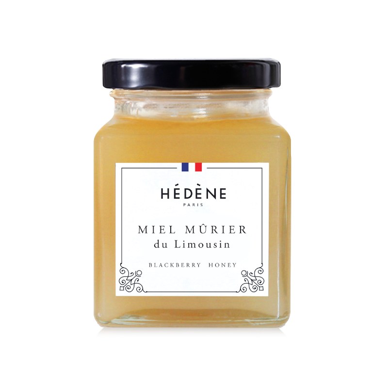 Miel français de mûrier du Limousin Hedene.
