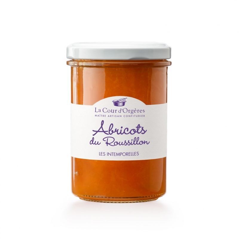 Confiture d'abricots du Roussillon La Cour d'Orgère chez Le Torréfacteur. Confiture d'abricots du Roussillon La Cour d'Orgère chez Le Torréfacteur.