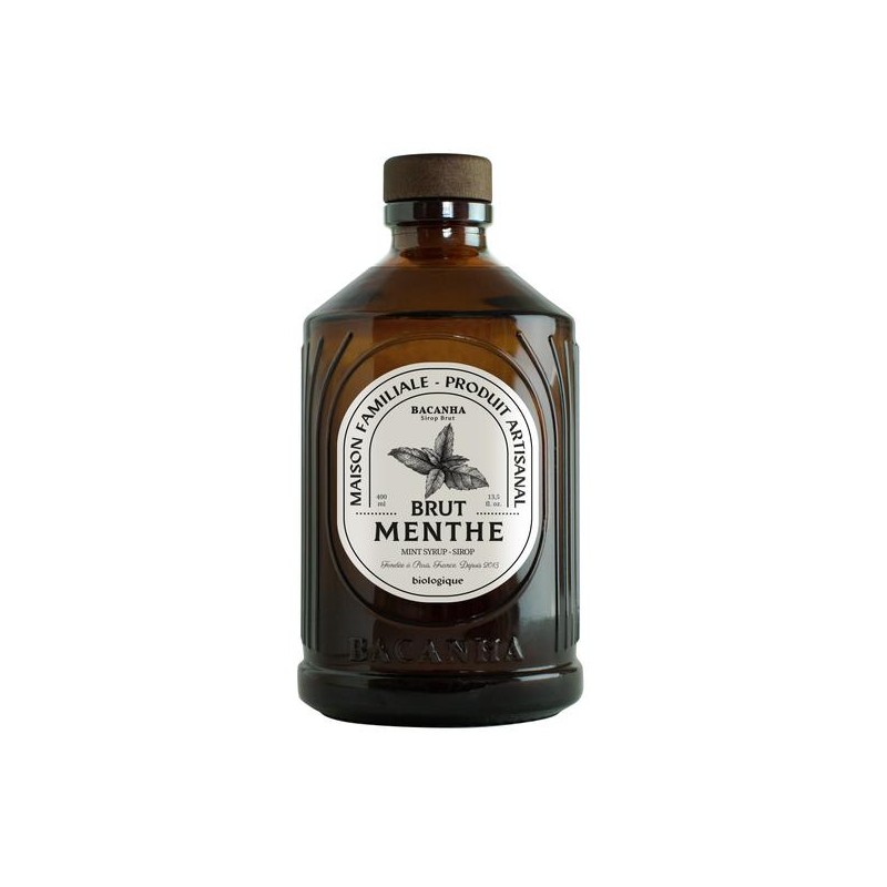 Sirop bio Bacanha à la menthe. Le Torréfacteur. Sirop bio Bacanha à la menthe. Le Torréfacteur.