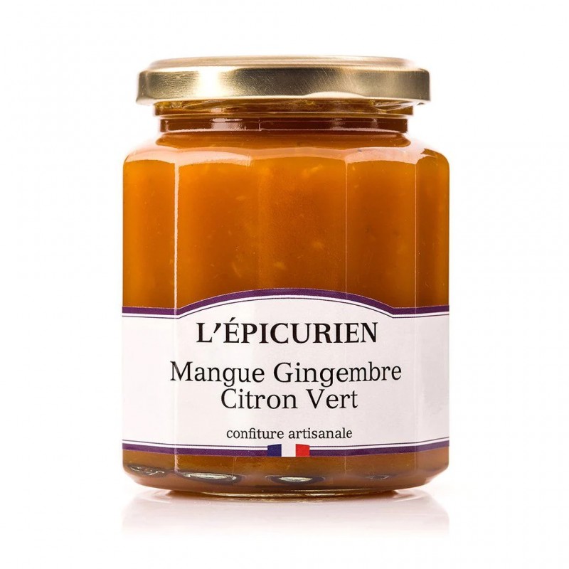 Confiture l'epicurien Mangue Gingembre Citron, Le Torréfacteur
