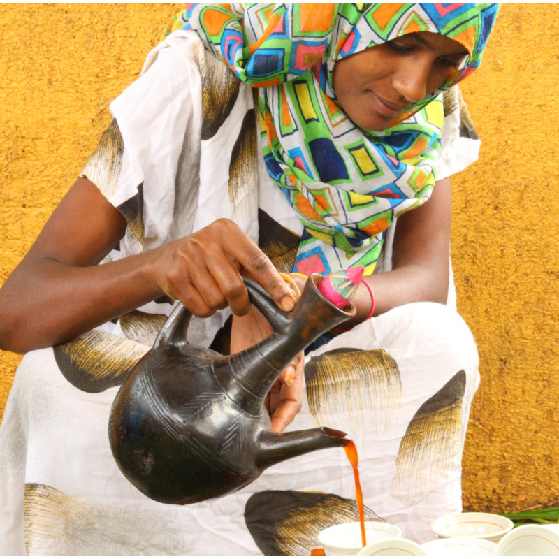Café de spécialité d'Ethiopie Sidama.